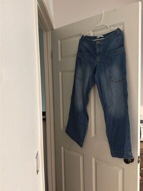 Celebrity Pink Light Blue Denim Pants